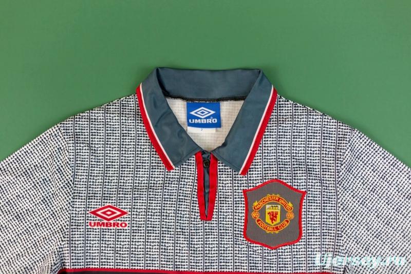 Retro 95/96 Manchester United Third Soccer Jersey