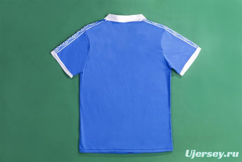 Retro 81/82 Manchester City Home Soccer Jersey