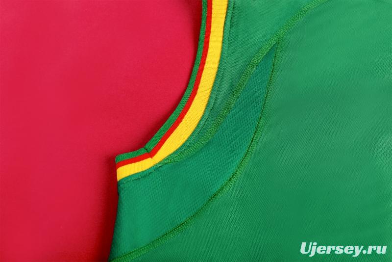 Retro 2002 Cameroon Home Soccer Jersey