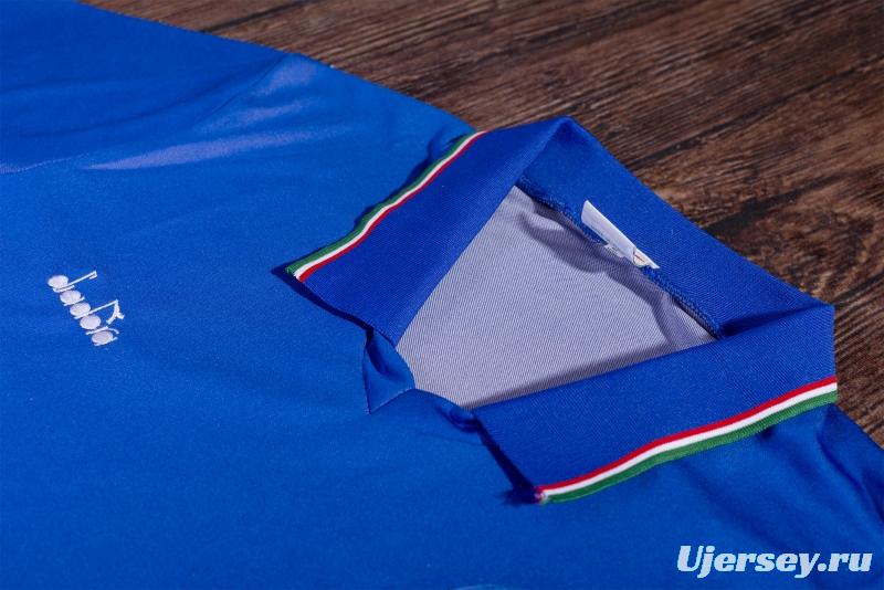 Retro 1990 Italy Home Soccer Jersey