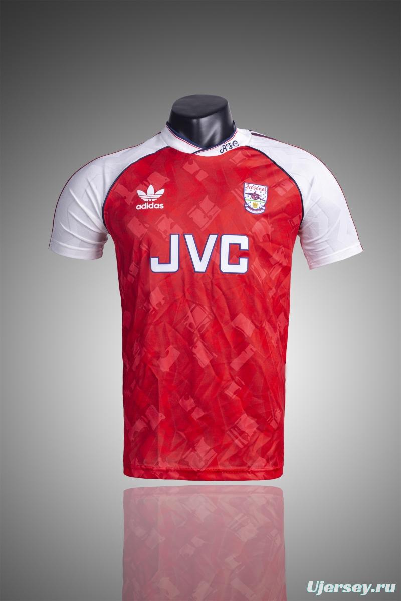 Retro 90/92 Arsenal Home Soccer Jersey