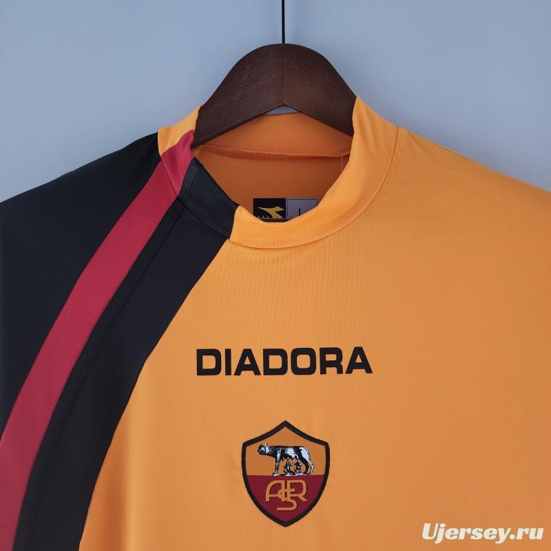 Retro 05/06 Long Sleeve Roma Home Soccer Jersey