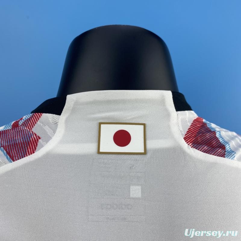 Player Version 2022 Japan Away World Cup Soccer Jersey