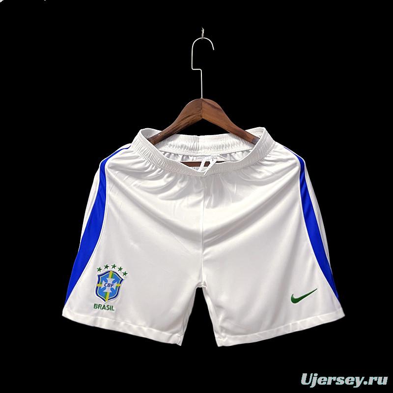 2022 Brazil Away Soccer Shorts