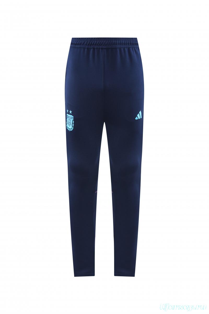 2022 Argentina Navy Full Zipper Tracksuit