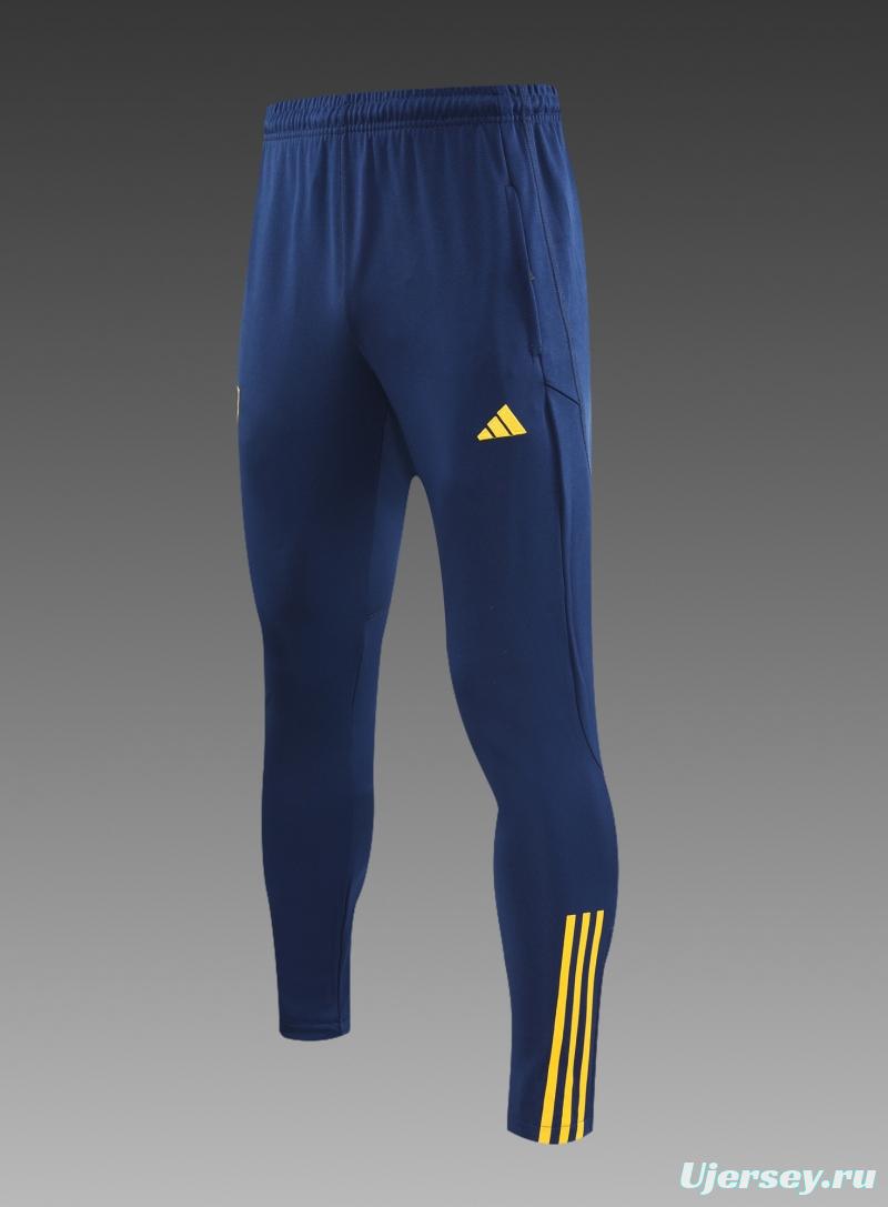 2022 Spain Blue Half Zipper Tracksuit