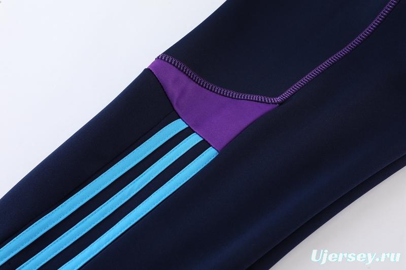 2022 Argentina Navy Full Zipper Tracksuit