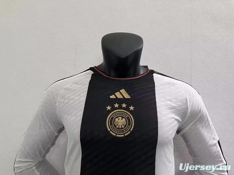 Player Vision 2022 Germany Home Long Sleeve Jersey