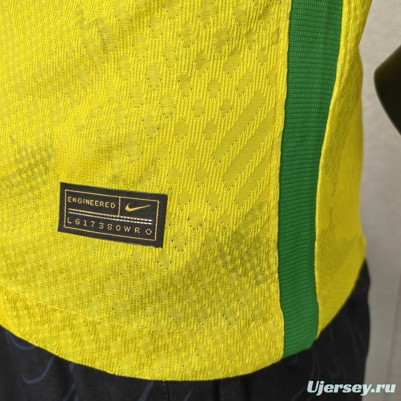 Player Version 2022 Brazil Yellow Special Jersey