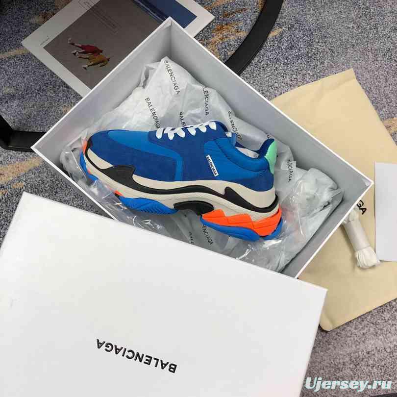 Men Balenciaga Triple-S 2 Blue Sneaker