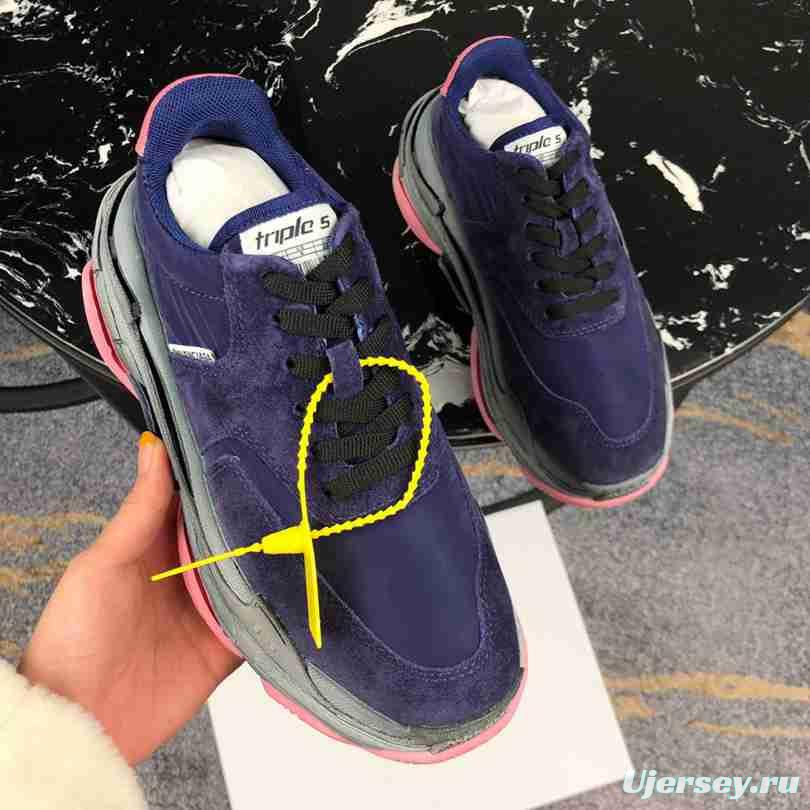 Men Balenciaga Triple-S 2 Sneaker Purple