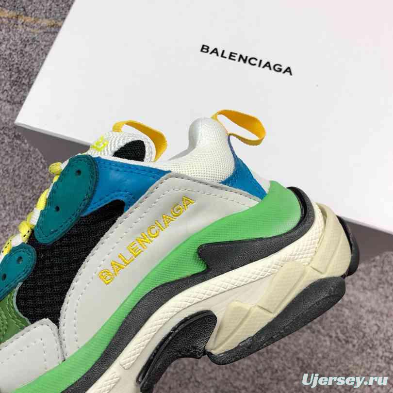 Men Balenciaga Triple-S Sneaker Green/Grey