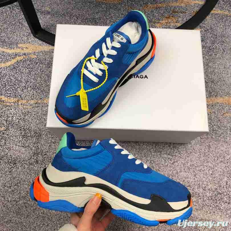 Men Balenciaga Triple-S 2 Blue Sneaker