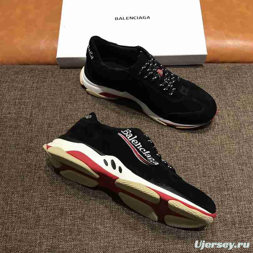 Men Balenciaga Triple S Black Sneaker Item 1216240