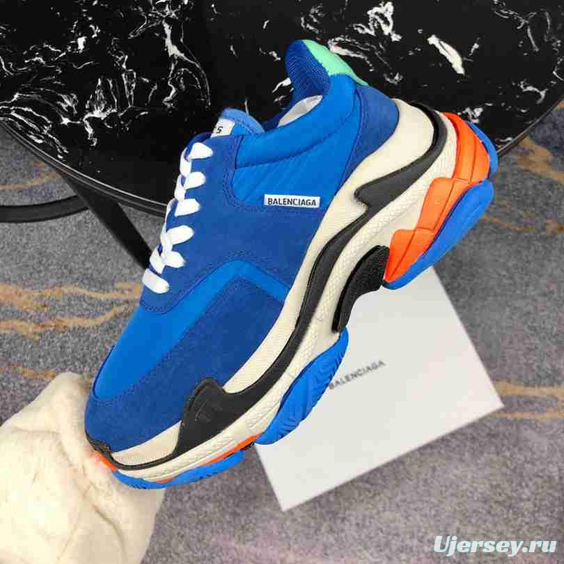 Men Balenciaga Triple-S 2 Blue Sneaker