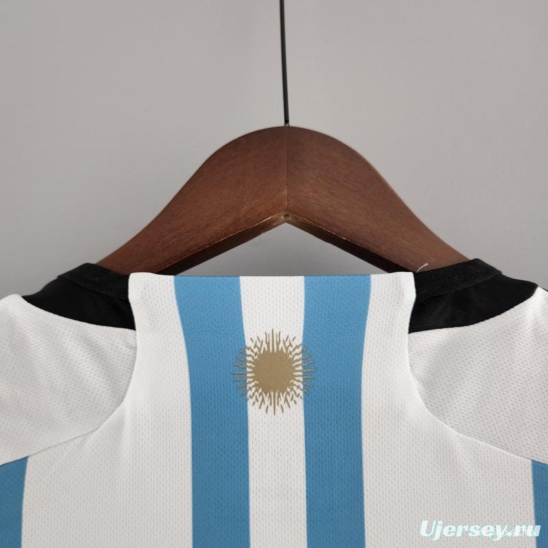 3 Stars Argentina Home Final Match Jersey