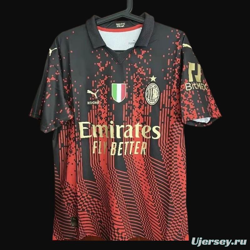 22/23 AC Milan X Koché Special Red/Black Jersey