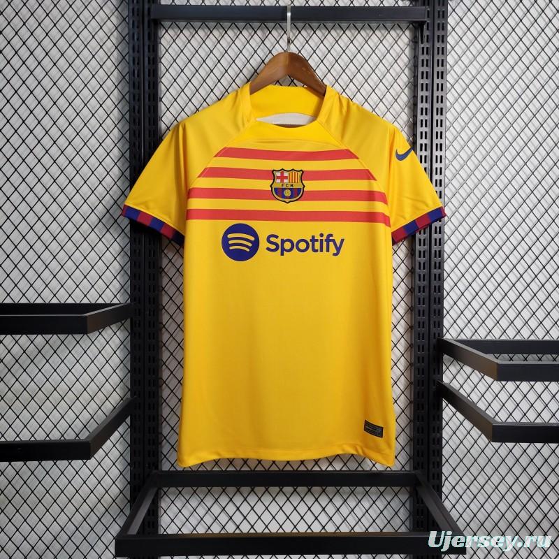 23-24 Barcelona Forth Yellow Jersey