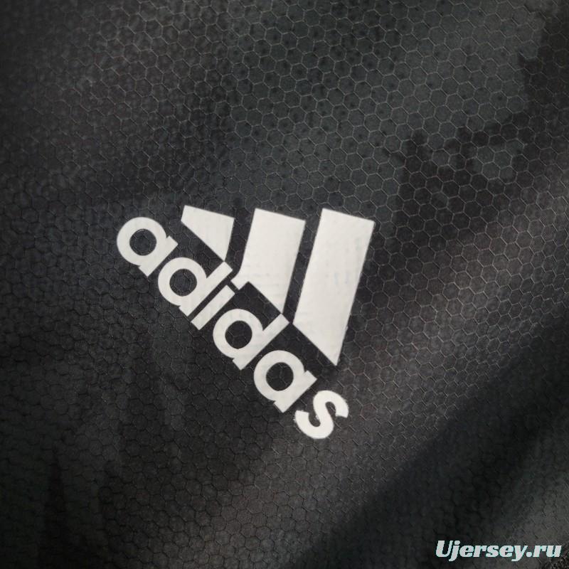 23-24 Juventus Black Windbreaker