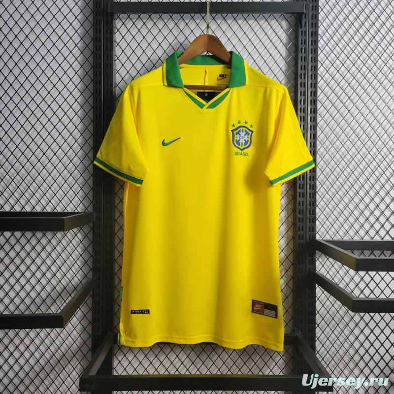 Retro 1997 Brazil Home Jersey