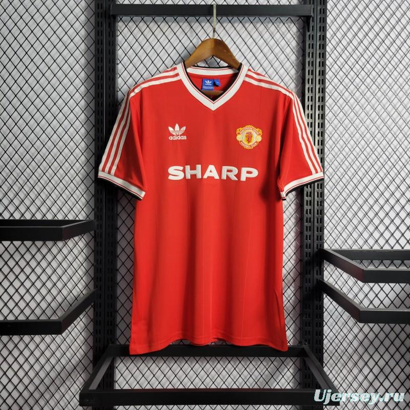 Retro 83/84 Manchester United Home Jersey