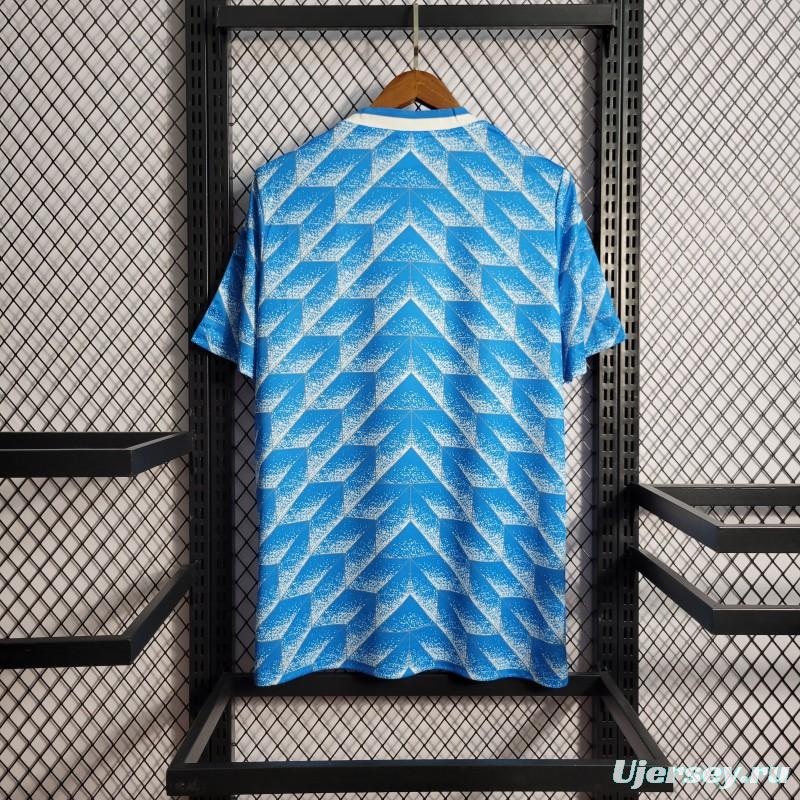 Retro 1988 Netherlands Away Blue Jersey