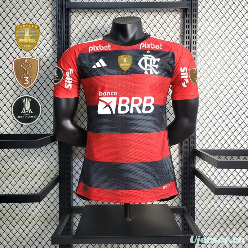 Player Version 23/24 Flamengo With All Sponsors+Patches