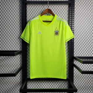 3 Star 2023 Argentina Grass Green Goalkeeper Jersey