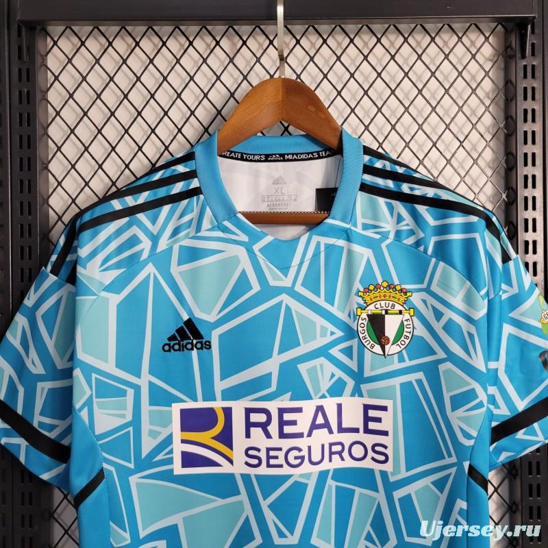 23/24 Burgos CF Blue Goalkeeper Jersey