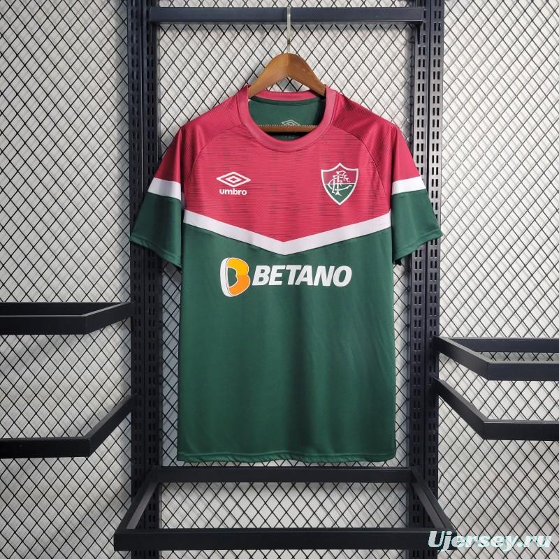 23-24 Fluminense Celestial Training Jersey Green+Red