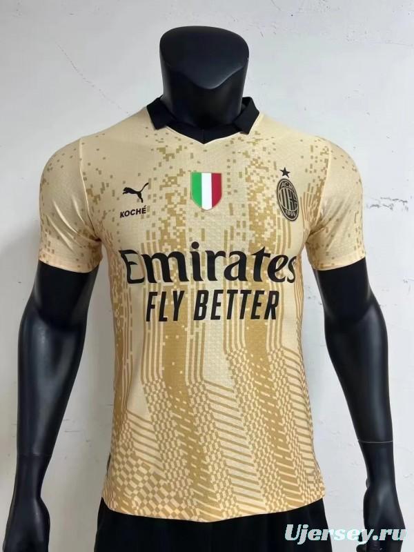 Player Version 22/23 AC MILAN Goalkeeper X KOCHÉ 4TH Golden Jersey