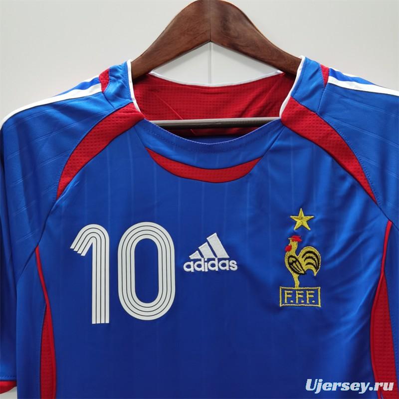Retro 2006 France Home Jersey