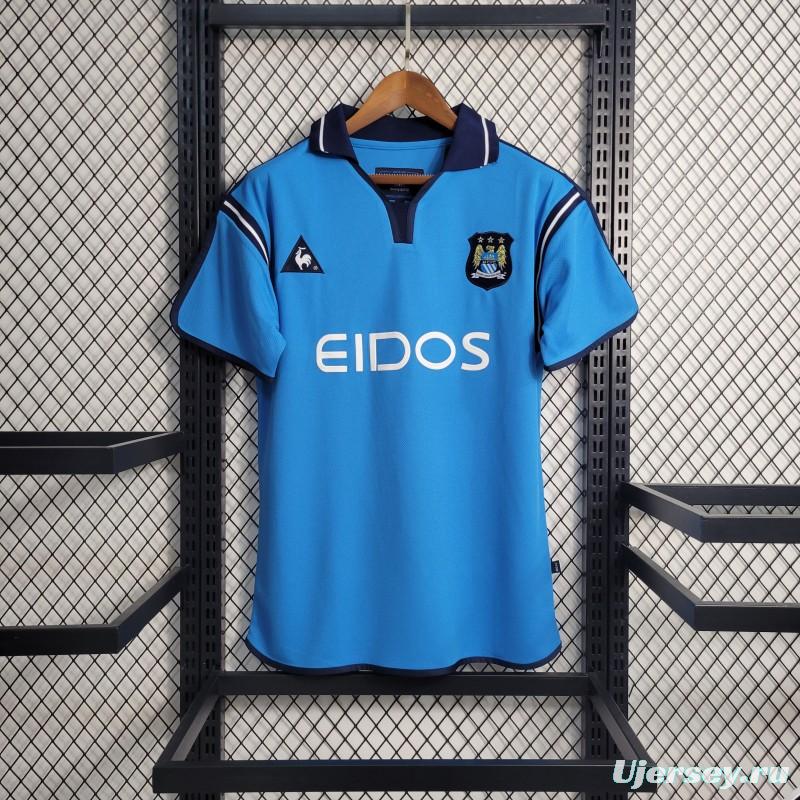 Retro 01/02 Manchester City Home Jersey