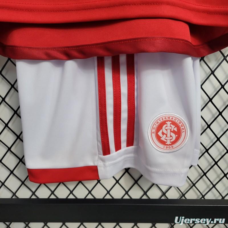 23-24 KIDS SC Internacional Home Jersey Size 16-28