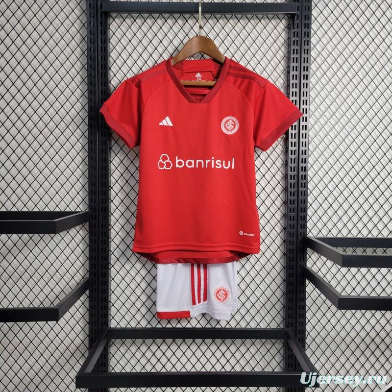 23-24 KIDS SC Internacional Home Jersey Size 16-28