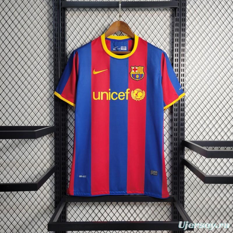 Retro 10/11 Barcelona Home Jersey