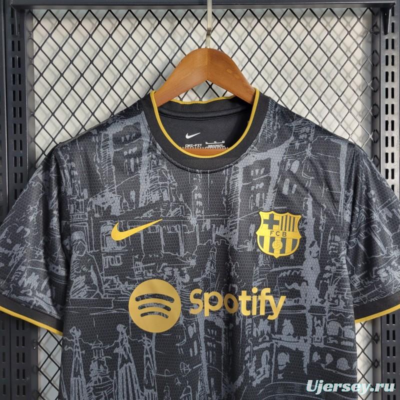 23-24 Barcelona Black Gold Special Edition Jersey