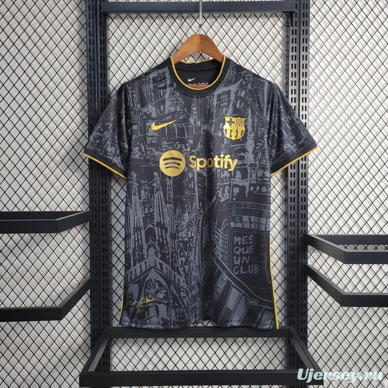 23-24 Barcelona Black Gold Special Edition Jersey