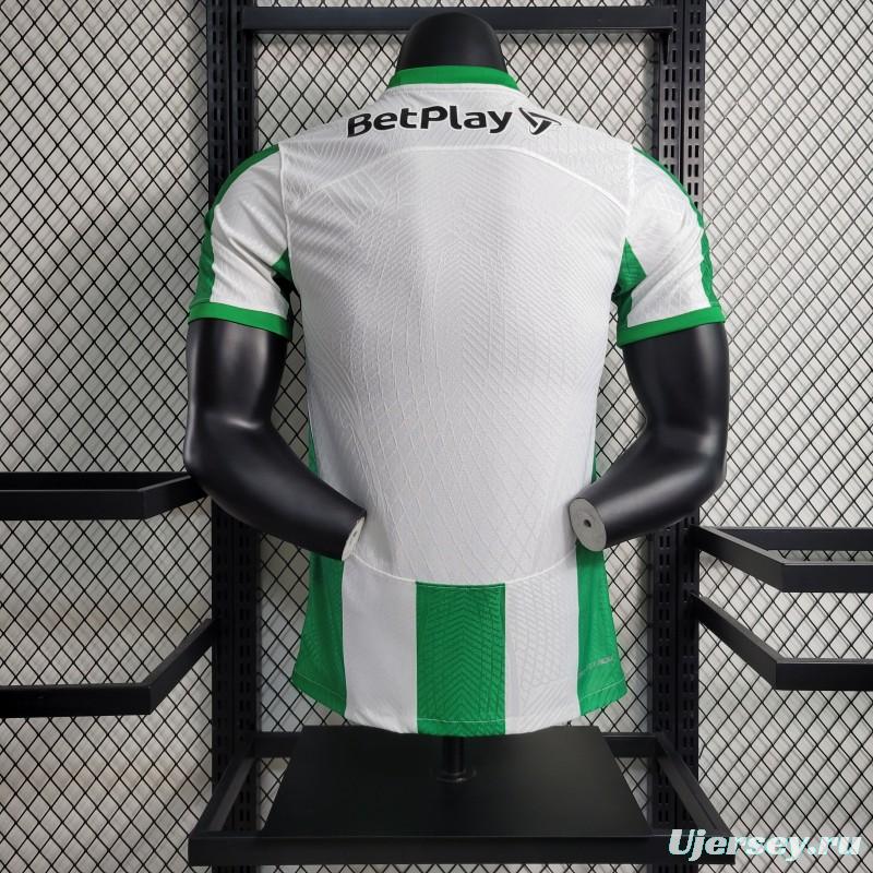 Player Version 23-24 Atlético Nacional Home Jersey