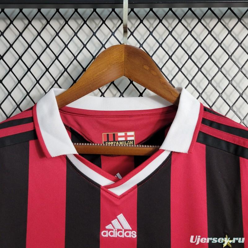 Retro 2009-10 AC Milan Home Jersey