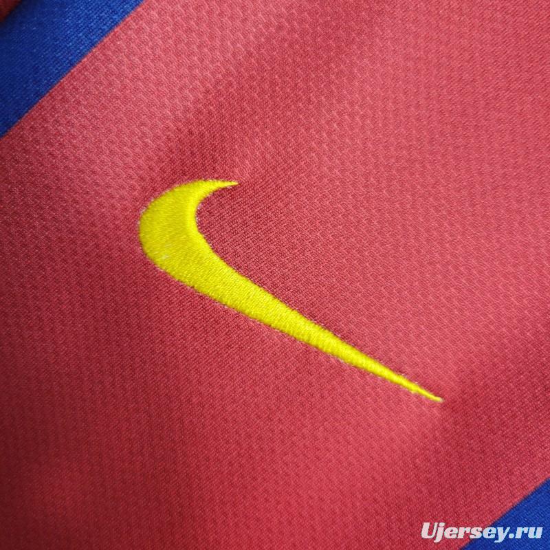 Retro 07-08 Barcelona Home Soccer Jersey