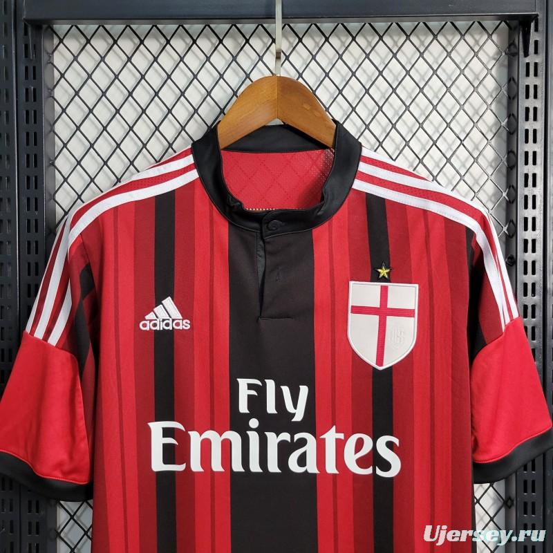 Retro 14/15 AC Milan Home Jersey