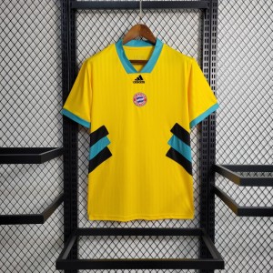 23-24 Bayern Munich Yellow Icon Jersey with Embroidery logo