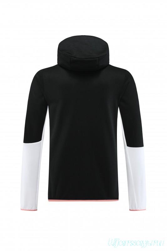 2023 Nike White Black Full Zipper Hoodie Jacket +Pants