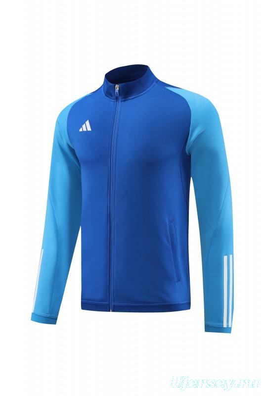 2023 Adidas Blue Full Zipper Jacket +Pants