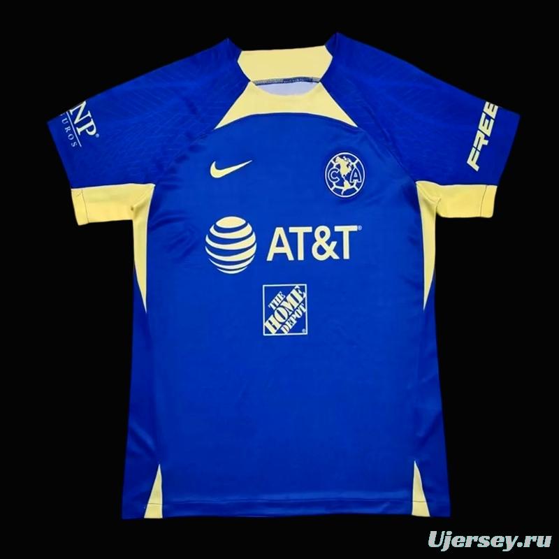 23/24 Club America Blue Training Jersey