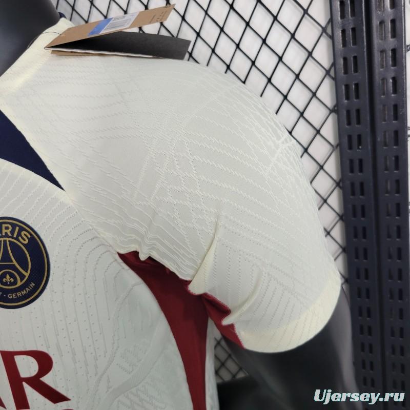 Player Version 23-24 PSG Training White Jersey