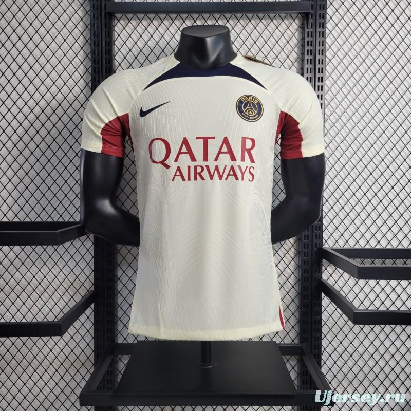 Player Version 23-24 PSG Training White Jersey