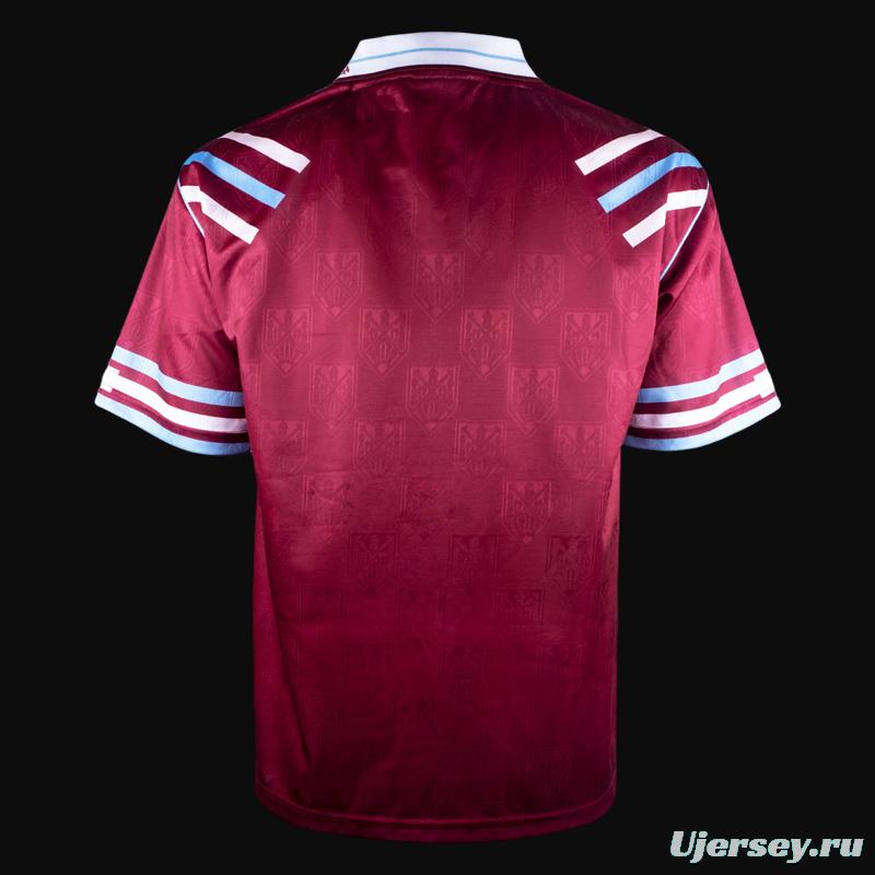 Retro 93/94 West Ham Home Jersey