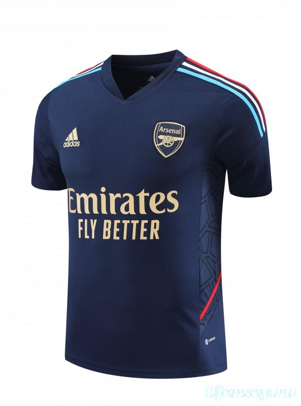 23-24 Arsenal Navy Short Sleeve+Shorts